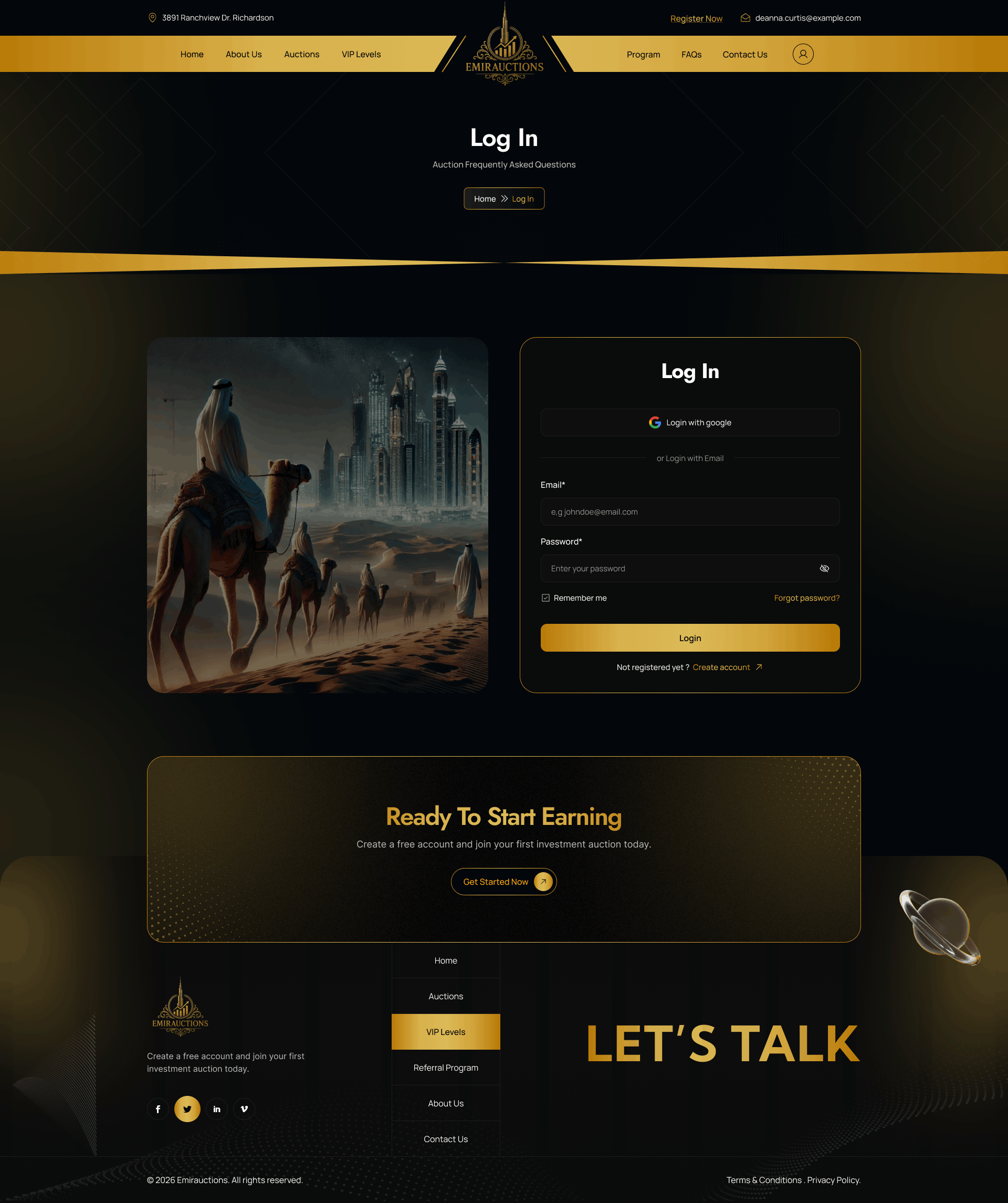 Login Page